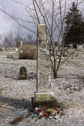 Salem Cemetery - Louisa Fox Grave - Belmont County